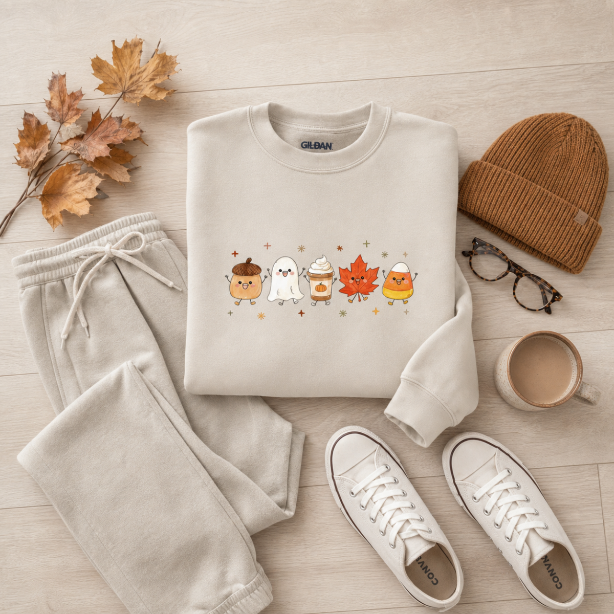 5 Cute Fall Cartoon Characters