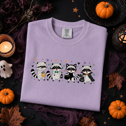 Halloween Raccoons