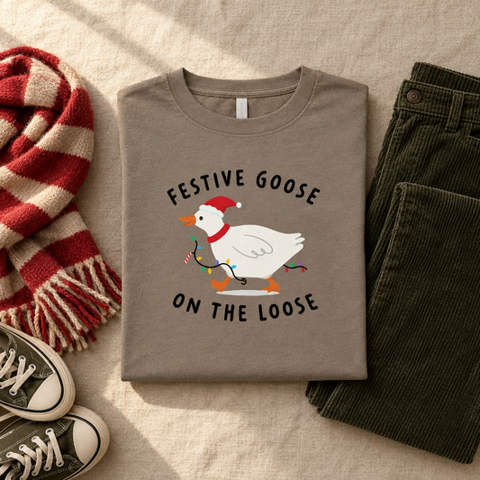 Festive Goose on the Loose