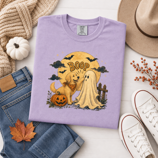 Golden Retriever Booping Ghost's Nose