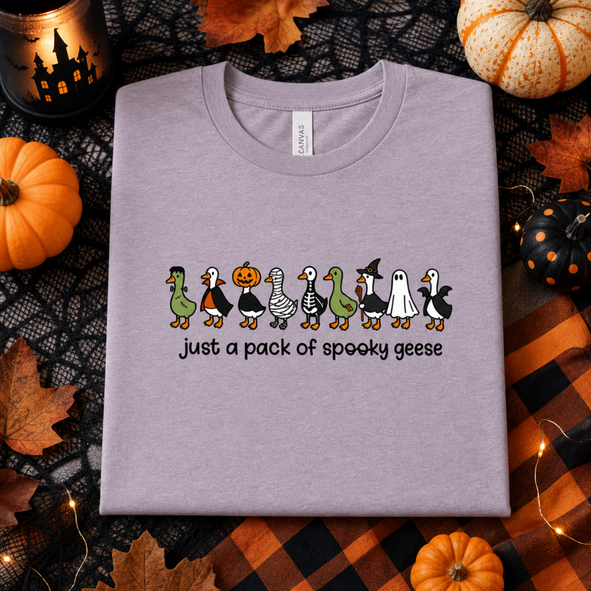 A Pack of Spooky Geese