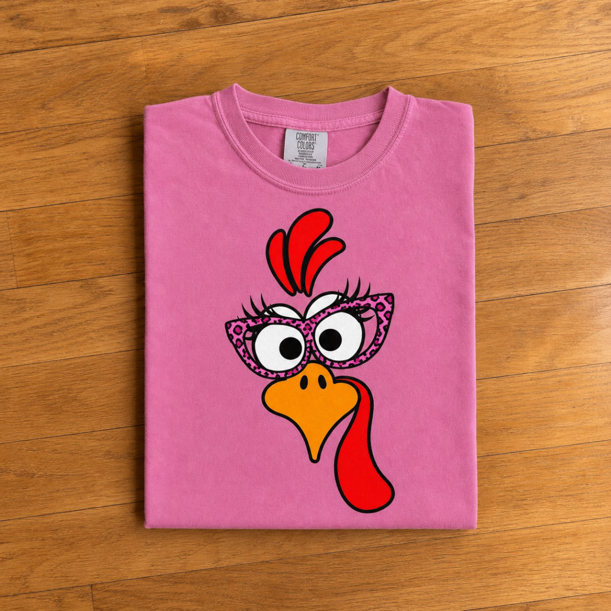 Turkey Face | Pink Leopard Glasses