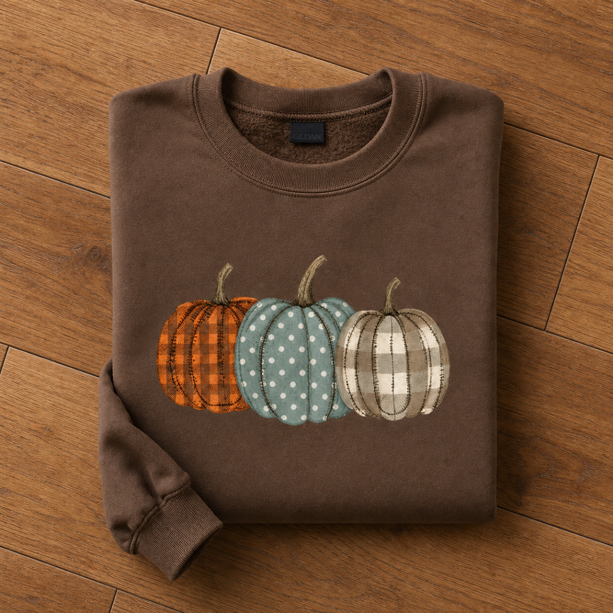 Three Decorative Pumpkins
