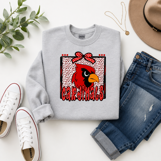 Cardinals Polka Dots & Bows