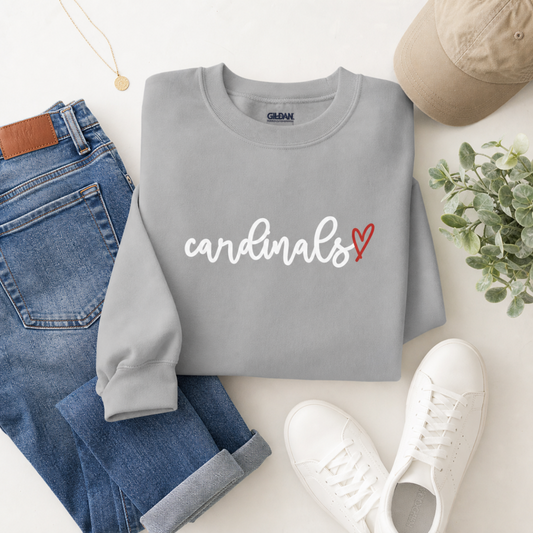 Cursive Cardinals with a Heart
